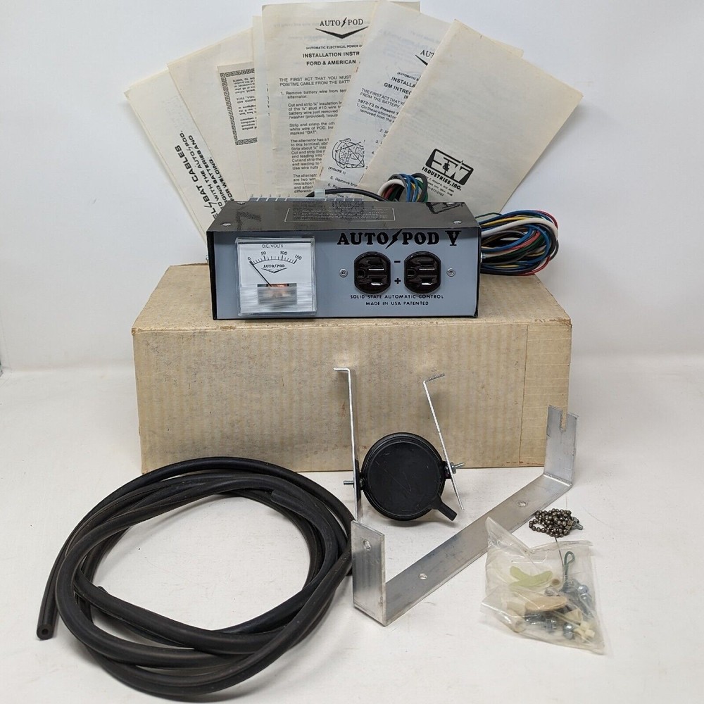 Vtg S&W Industries Auto Pod 5 Power Inverter Solid State Automatic Controls New